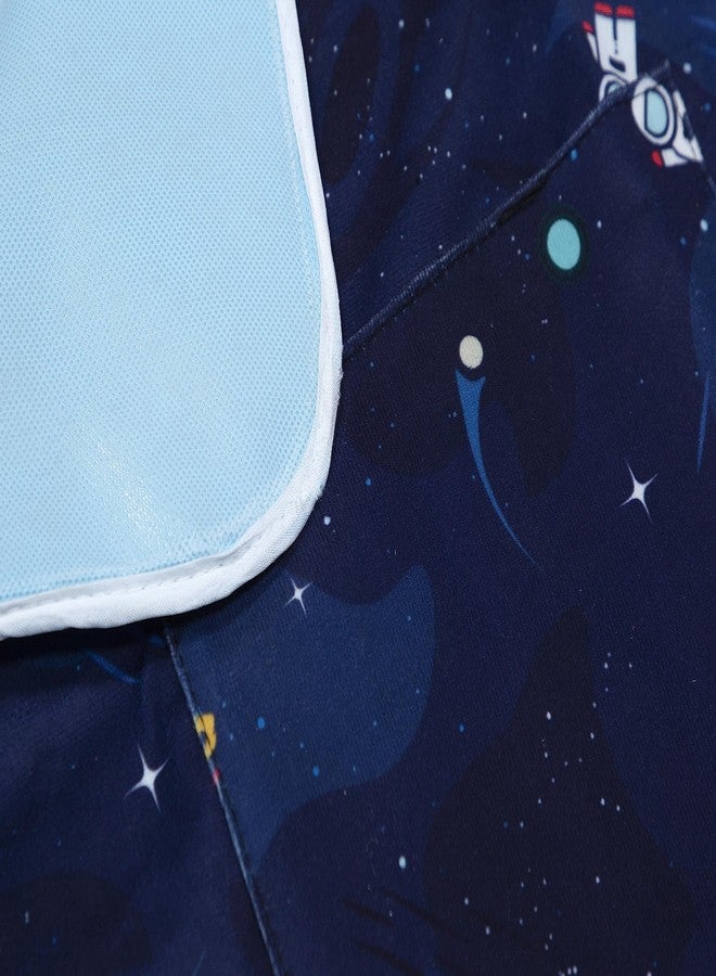 AAZEEM مآزر عازيم بجيوب للأطفال | بنات | أولاد | مئزر للرسم | الطبخ | الخبز | الحرف اليدوية | البستنة الفنية | قابل للتعديل | عبوة من قطعة واحدة - Image 4